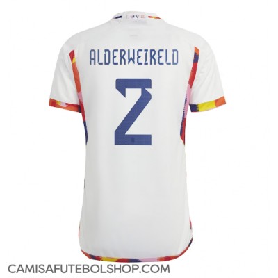 Camisa de time de futebol Bélgica Toby Alderweireld #2 Replicas 2º Equipamento Mundo 2022 Manga Curta